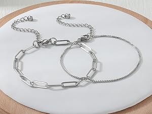 Sanfenly 8Pcs Gold Bracelets For Women, 14K Real Gold Plated Dainty Trendy Stackable Stacking Bracelets Chain Charm Link Paperclip Beaded Bracelet Stainless Steel Stretch Layered Women's Bracelet Sets Sanfenly 8Pcs Gold Bracelets For Women, 14K Real Gold Plated Dainty Trendy Stackable Stacking Bracelets Chain Charm Link Paperclip Beaded Bracelet Stainless Steel Stretch Layered Women's Bracelet Sets