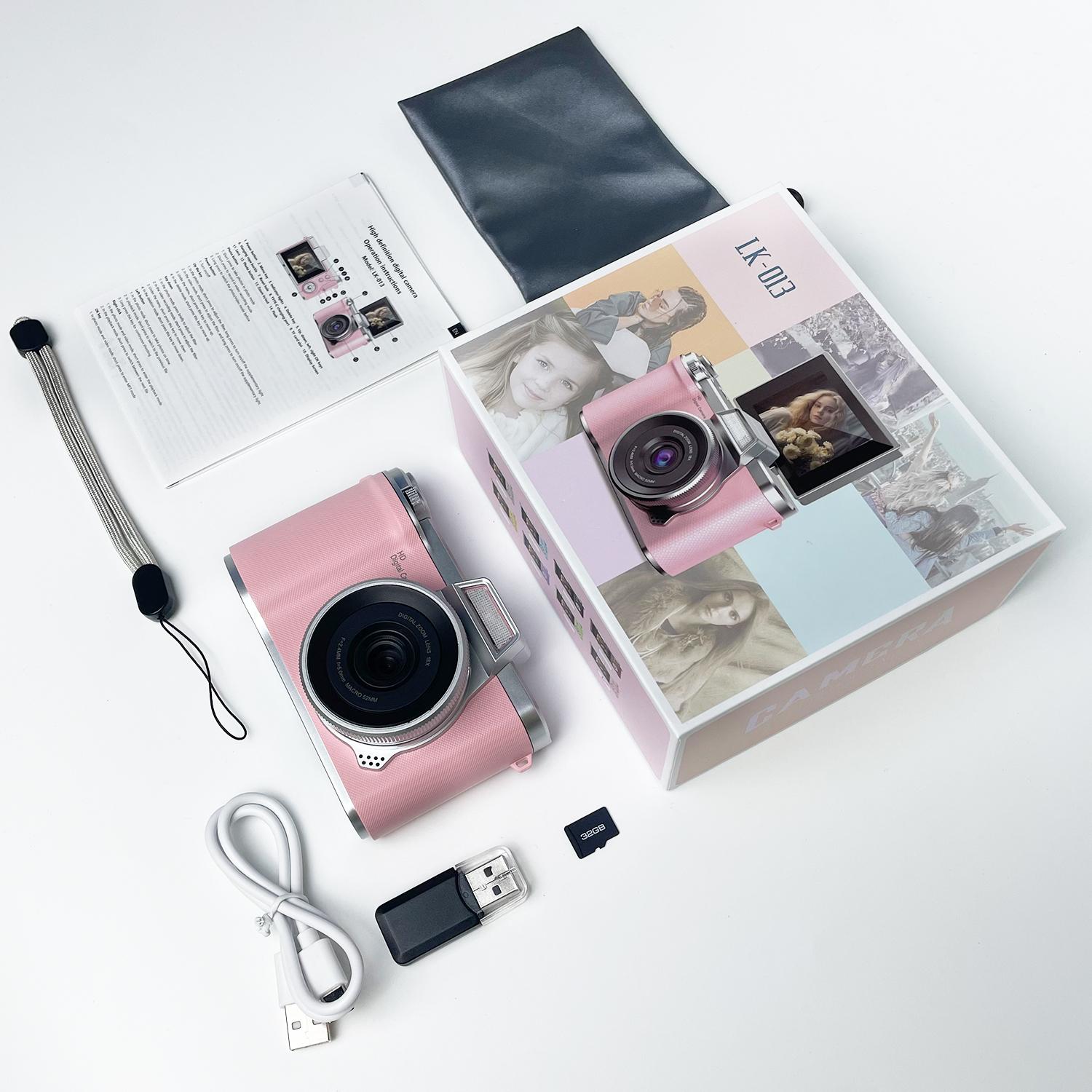 Latest with Flip Cover, Video Camera Camcorder, HD 1080P Video Recording, Simple Interface with Multiple Filters, Great Outdoor Selfie Gift, 32GB Memory Card Reader Included #GLOBAL PICKS