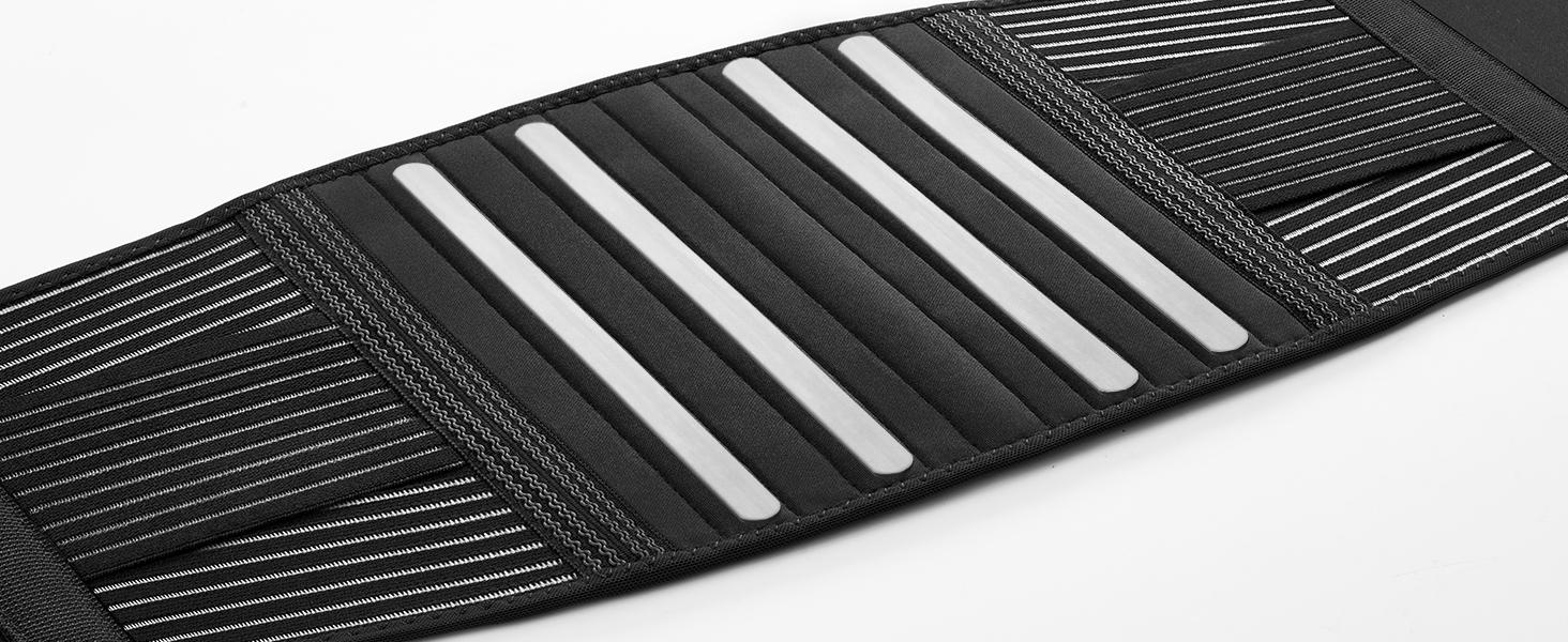 UGEM Breathable Back Support Belt with 6 Stays, Lower Back Pain Relief Lumbar Brace for Men/Women Work, 16‑hole Mesh Anti‑skid for Sciatica UGEM Breathable Back Support Belt with 6 Stays, Lower Back Pain Relief Lumbar Brace for Men/Women Work, 16‑hole Mesh Anti‑skid for Sciatica