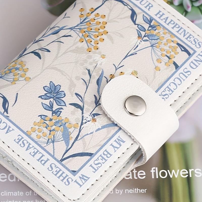 Stylish Women's Credit Card Holder, Compact Multi-Slot Wallet for Cards, Driver's License, Business Cards & Documents