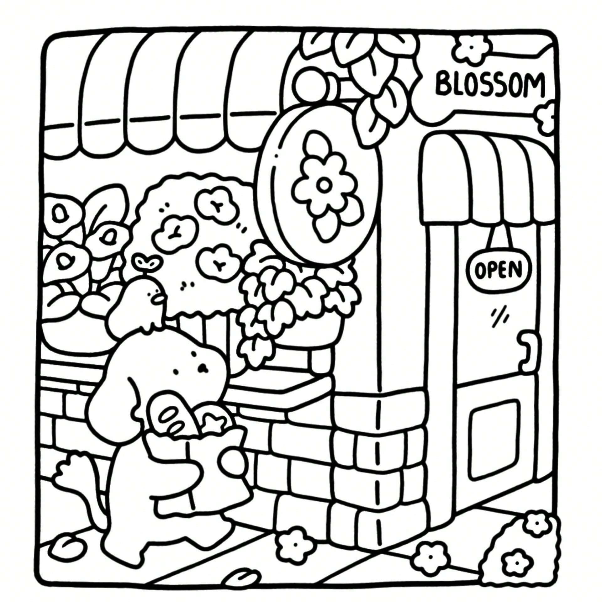 1pc COZY CUTIES coloring book For Adults And Kids,Simple And Big Designs For Relaxat colouring books,Toys suitable for boys and girls, zero foundation drawing to relieve stress coloring book，Christmas gift，Halloween Gift，Back to school gifts