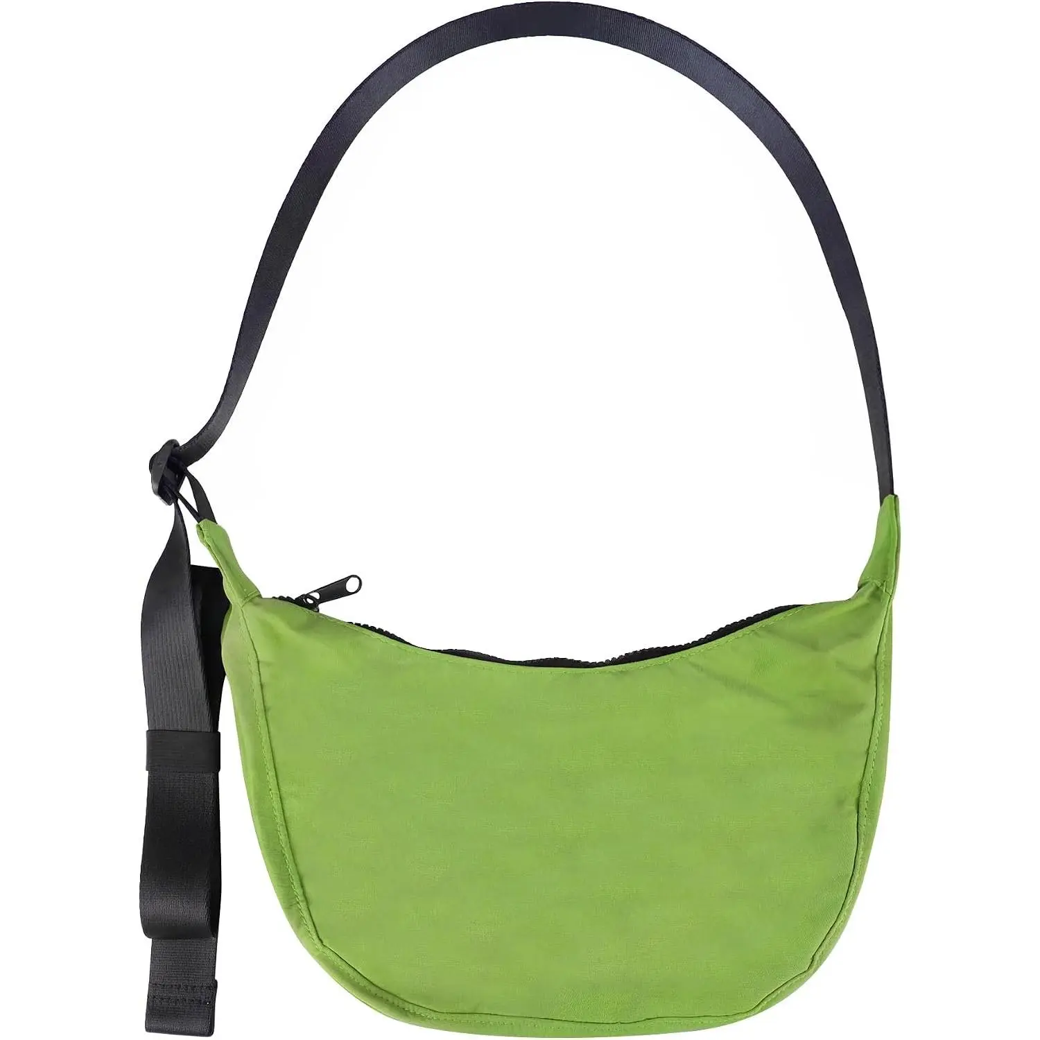 Medium Nylon Crossbody Crescent Bag: Slouchy Style  Casual with Adjustable Strap