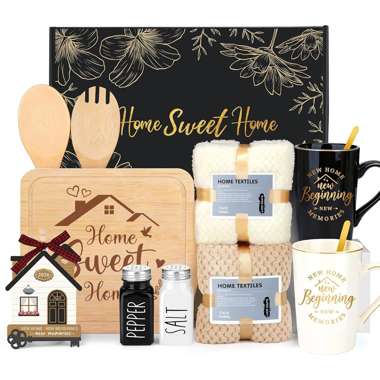 House Warming Gifts New Home Gift Ideas Popular Housewarming Gift Baskets Closing Gifts for Home Buyers New Apartment Presents Stuff for Homeowners Women Men Couple Unique First House Must Have Items