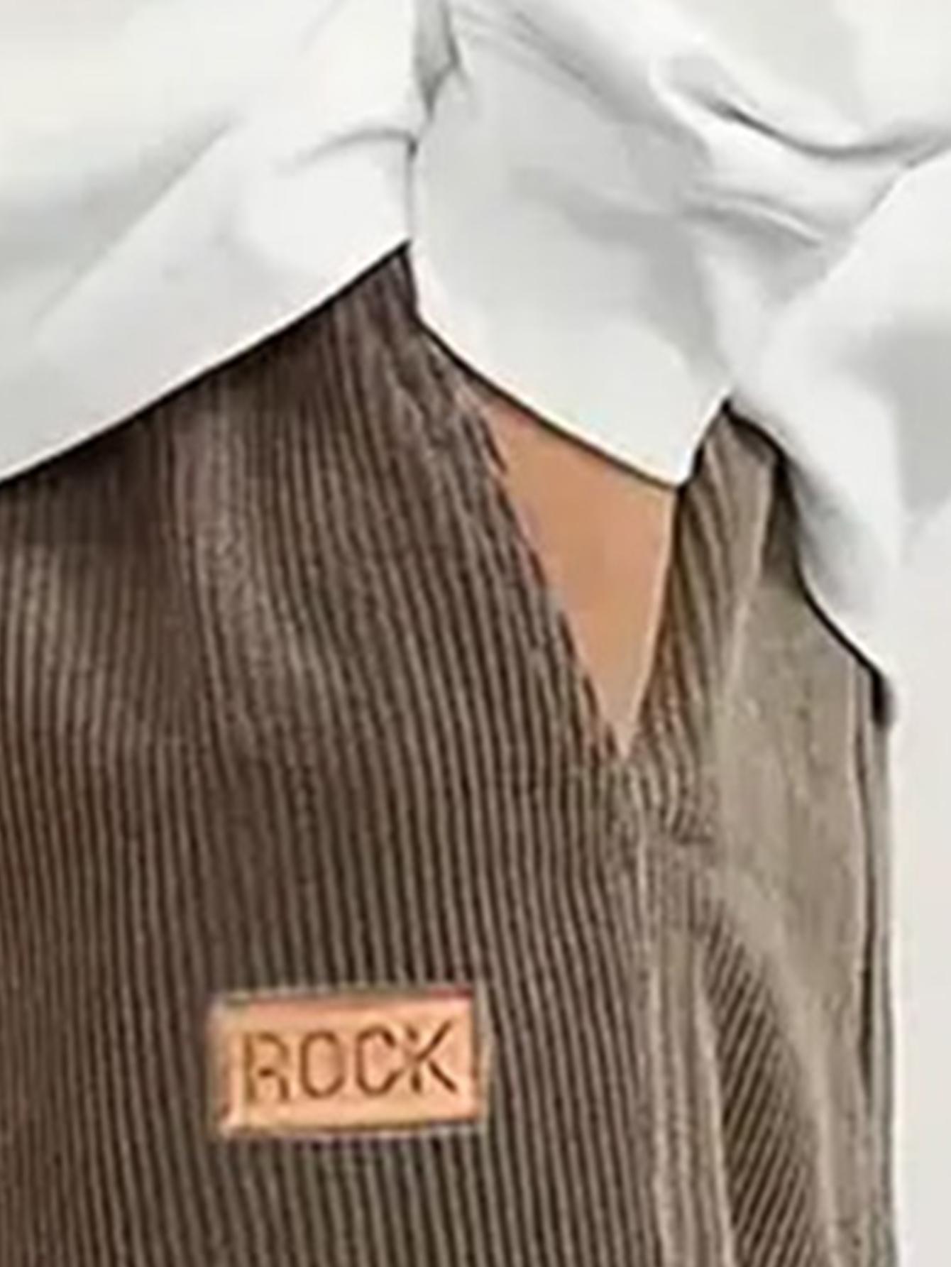 Men's brown chenille casual pants, heavyweight style, loose fit, trendy outdoor sports street style.