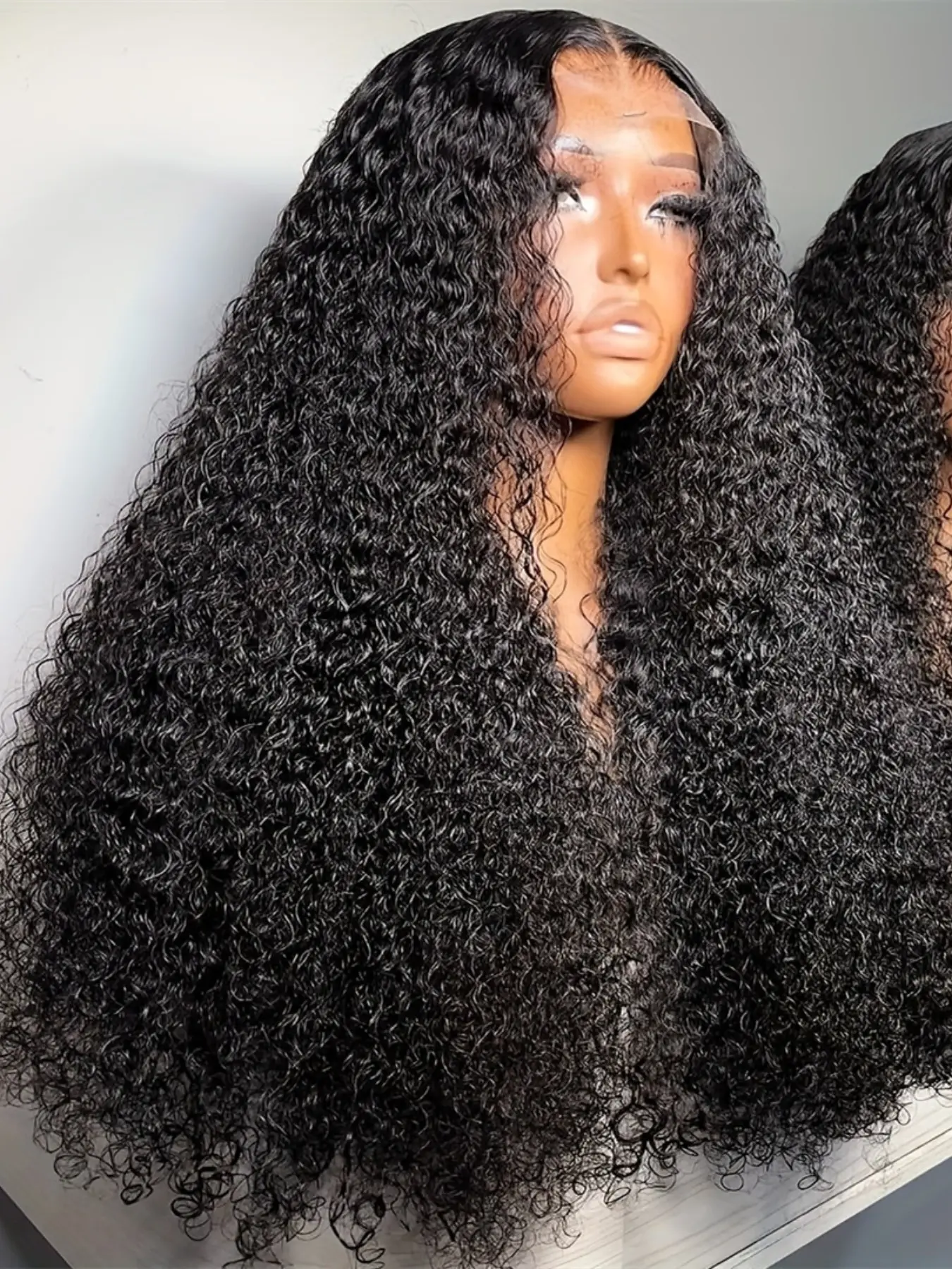 Front Lace Curly Wig, 180 Density, 26 Inches Long, No Glue, Soft, Breathable, Pre-Styled, Heat Resistant, Natural Hairline, Daily Wear, Glueless Curly Wig