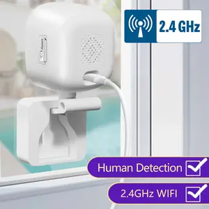 Indoor Security Camera, Exclusive 2.4GHz WiFi Bluetooth Pairing Setup, Simple Device Binding, Continuous 24 Hour Recording, For Pet & Room Watch, Popular Hot Selling Home Cam