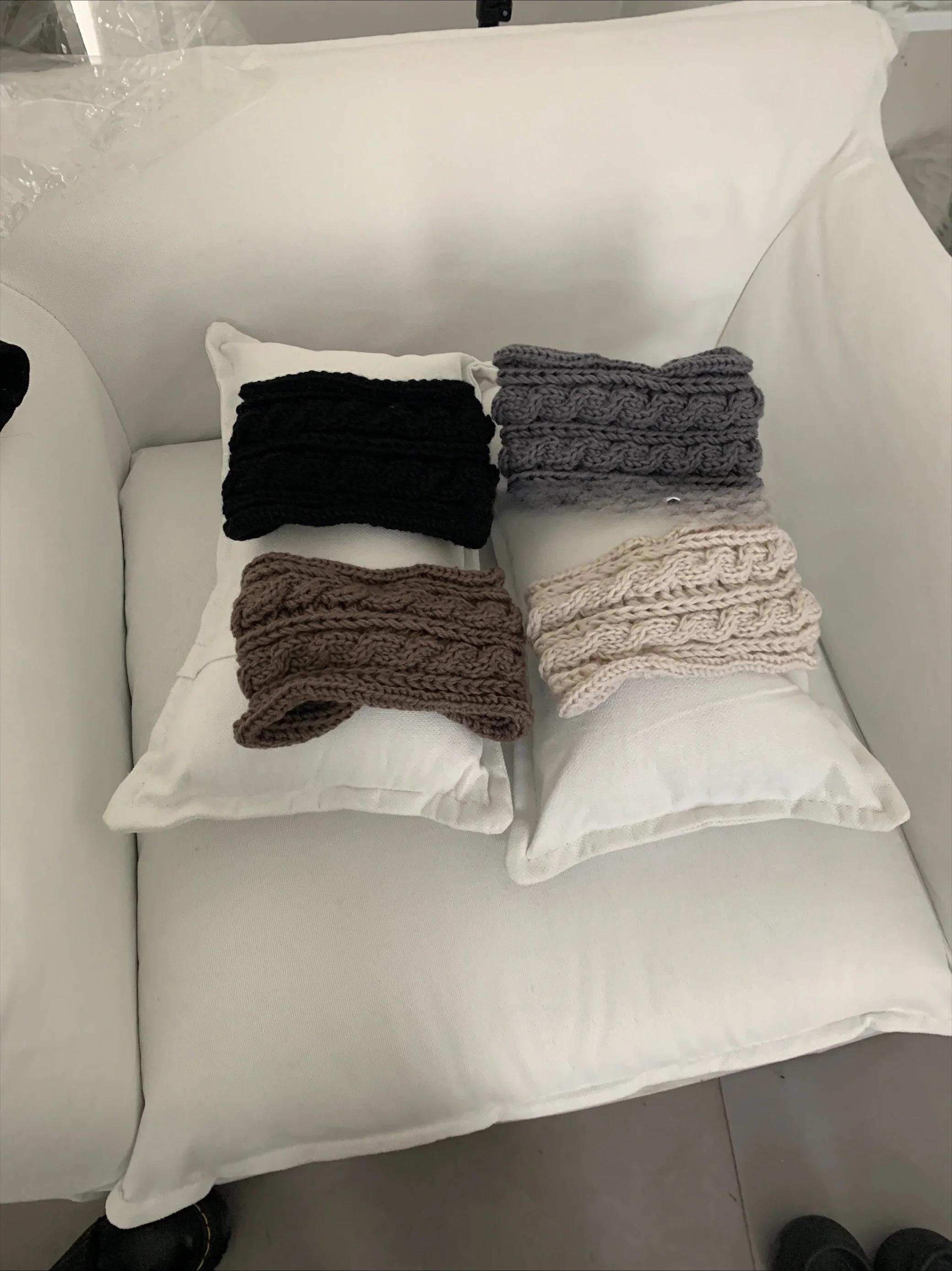 1pc Winter Warm Headbands,Women Ear Warmers Knitted Headbands,Thermal Twist Bow Headband Cable Knit Headbands for Sports Skiing