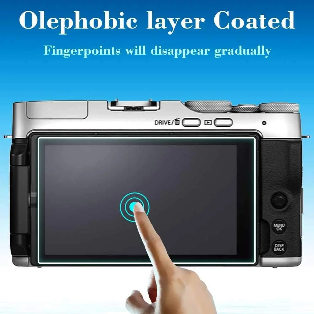 Fuji X-T200/xa7 Screen Protector, Ultra-Thin Anti-Reflective Glass Film, Scratch-Resistant, No Residue, Ideal for Outdoor & Indoor Use
