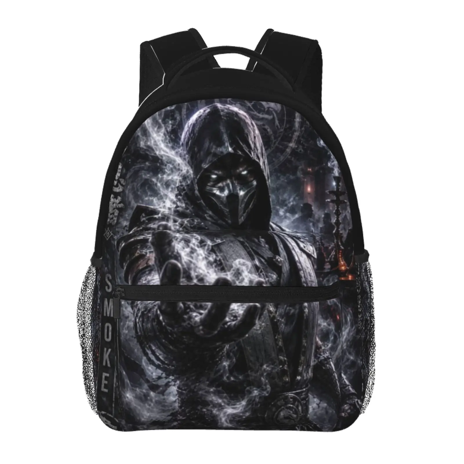 mortal kombat backpack, anime bookbag cartoon lightweight backpacks,adjustable straps book bags for teens girls boys, fashionable unisex school bag, kids bags for office travel college work school, gift