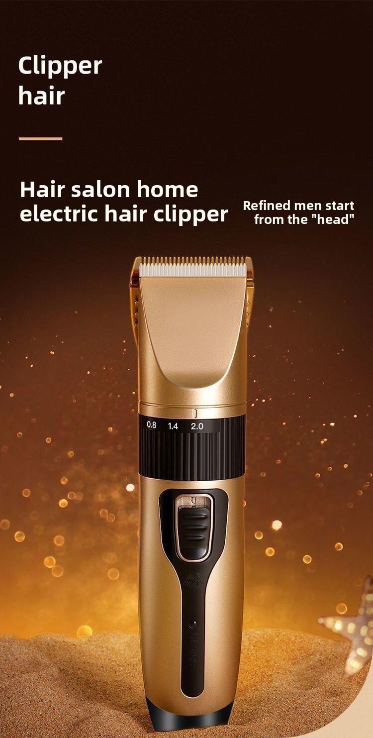 Household hair clipper, electric hair trimmer, hair cutter, hair shaving device, adult self-haircut tool, children's silent clipper