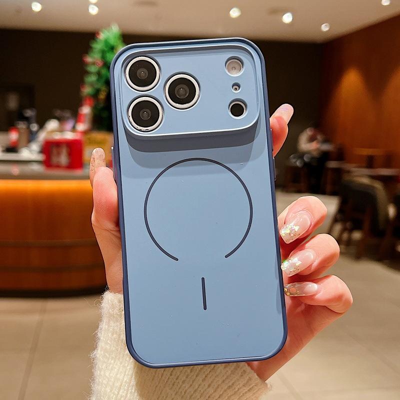 Premium Soft Touch iPhone Case with MagSafe & Camera Protector, Smooth Silicone Grip, Slim Shockproof Protection for iPhone 17 16 15 14 13 12 Pro Max Plus Air 16E 17E