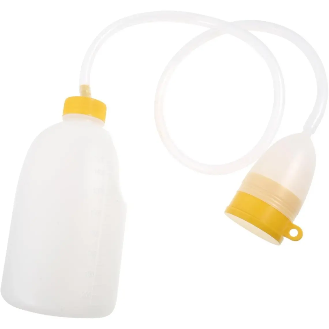 1700ML Travel Urinal for Truck Drivers, Nighttime Catheter Container Set, Reusable Portable Comfortable Bedside Urine Bottle