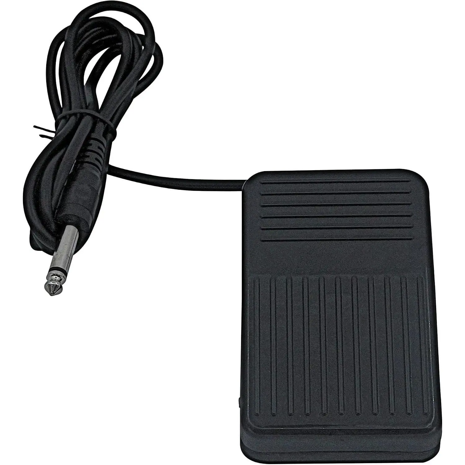 Square Plastic Compact Foot Switch, Foot Pedal with Clip Cord for Machine Control