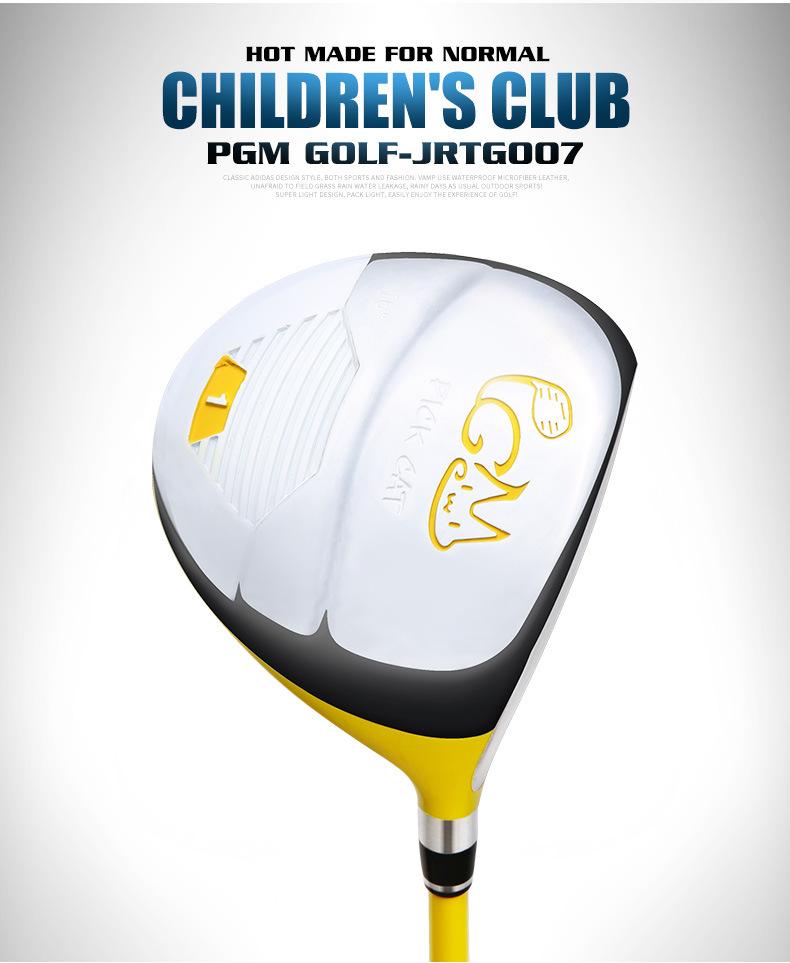 PGM Golf Clubs – Large-Volume Driver, Fairway Wood, and Hybrid – For Boys and Girls – Beginner Set for Children