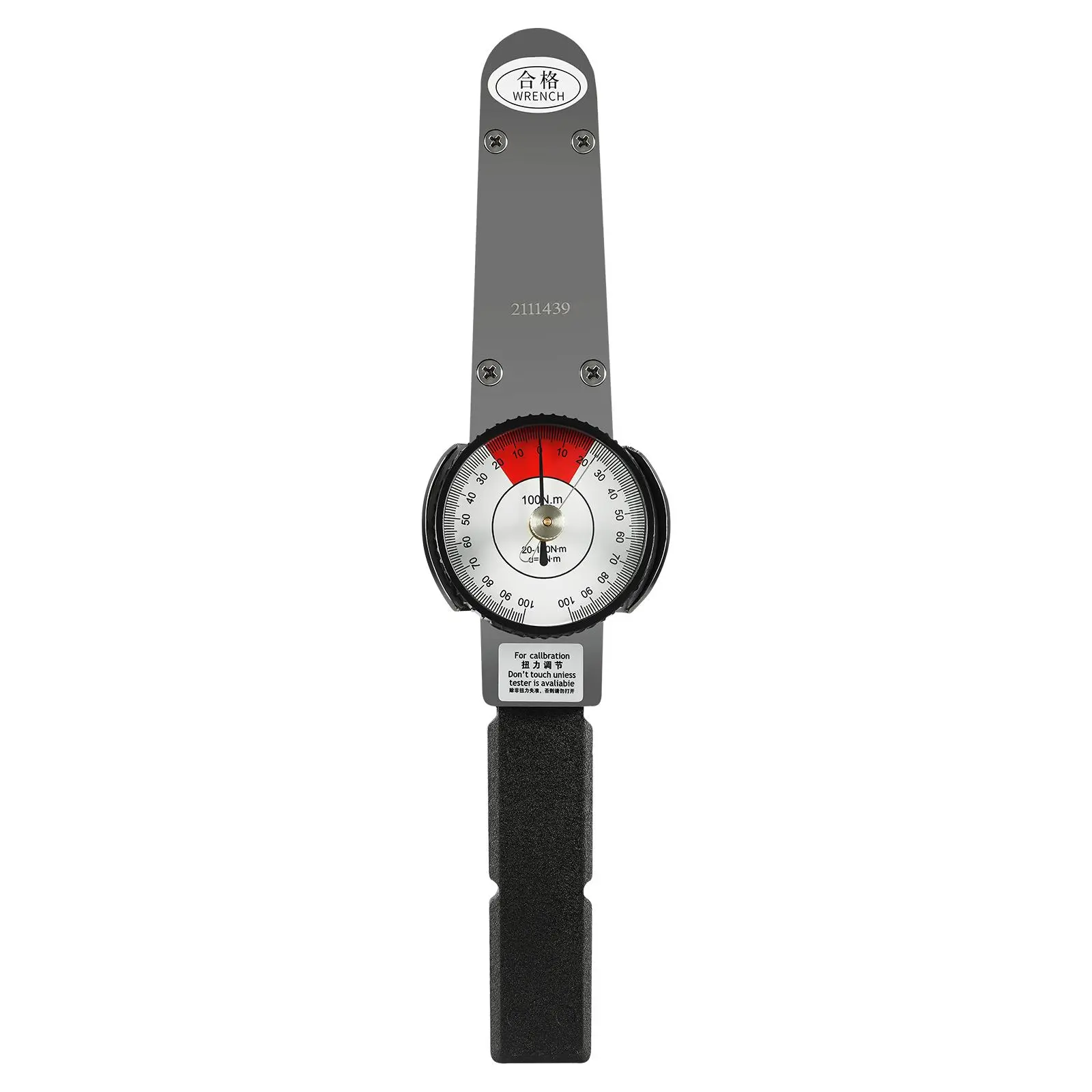 Dial Torque Wrench 0-100N.m Dial Indicator Torque Wrench Precision Torque Meter 1/2 Drive Indicating Torquemeter Torque Force Tester