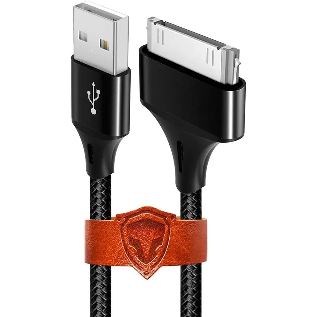 4ft USB-A to 30 Pin Charger   for Old iPod iPad | For iPod  4 3 2 1 Nano, iPod Classic 3 2 1, Old iPad 1 2 3, Old  4 4S 3G 3GS