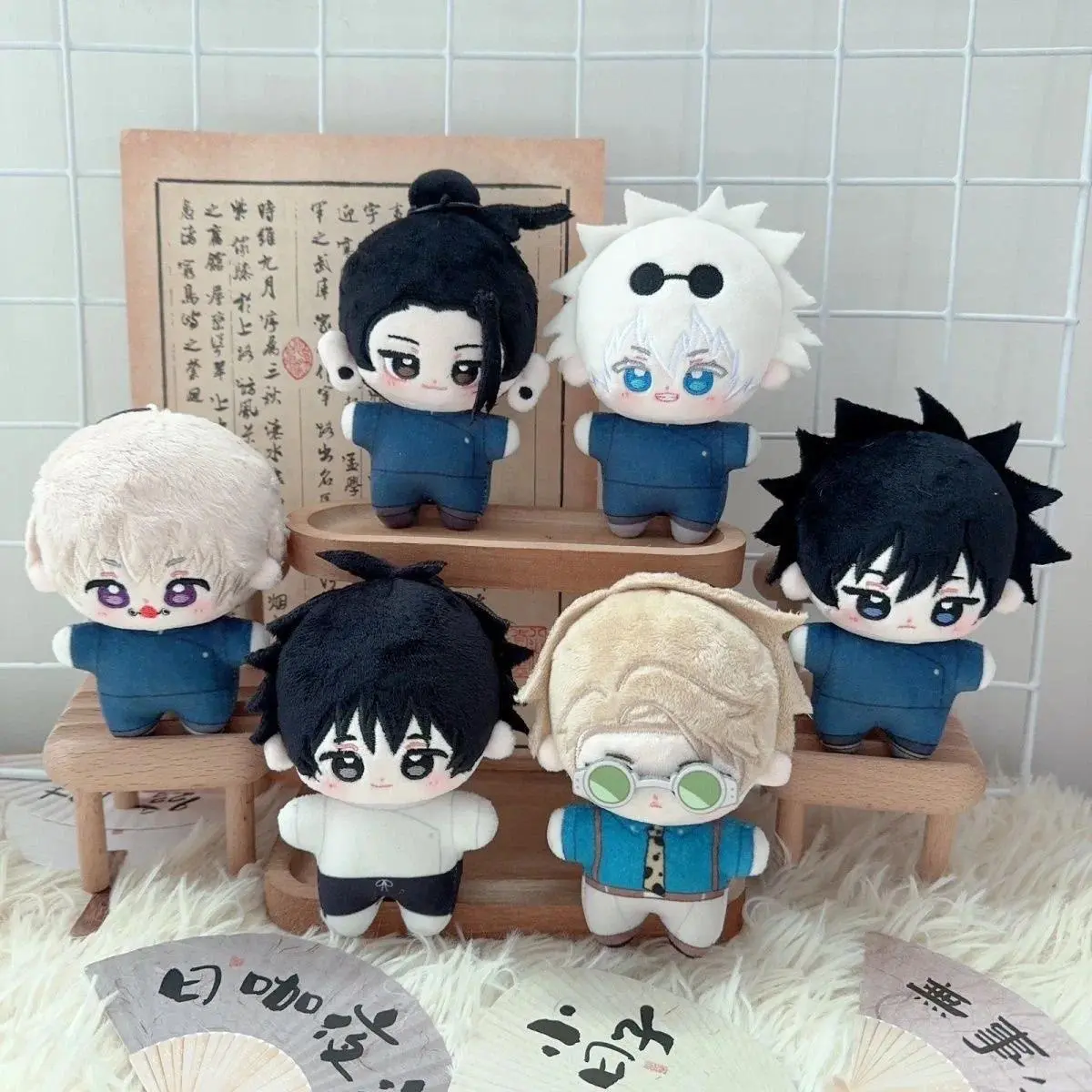 10cm Jujutsu Kaisen Plush Toys Satoru Gojo Okkotsu Yuta Geto Suguru Nanami Kento Inumaki Toge Itadori Yuji Anime Figure Stuffed