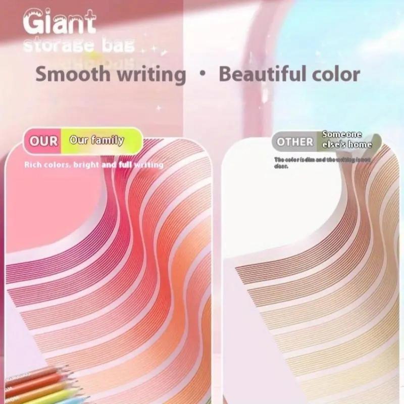 Colored Gel Pen Set, 1-Set Retro Colored Graffiti Pens, Stackable Colorful Ink Pens, Writing Pens for Office, School and Home