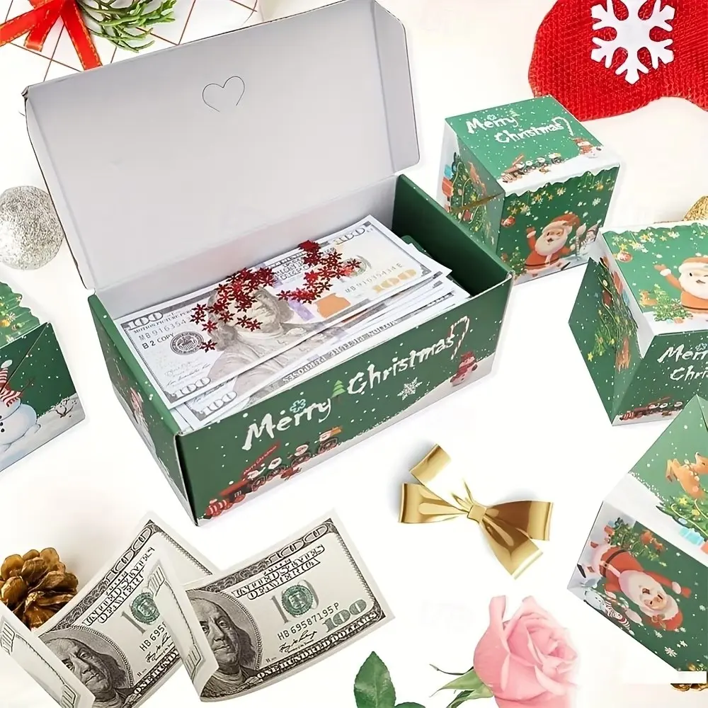 10pcs Gift Packaging Boxes, Christmas Surprise Box, 3D Pop-Up Box, Birthday, Anniversary, Valentine's Day, DIY Proposal, Creative Money Box
