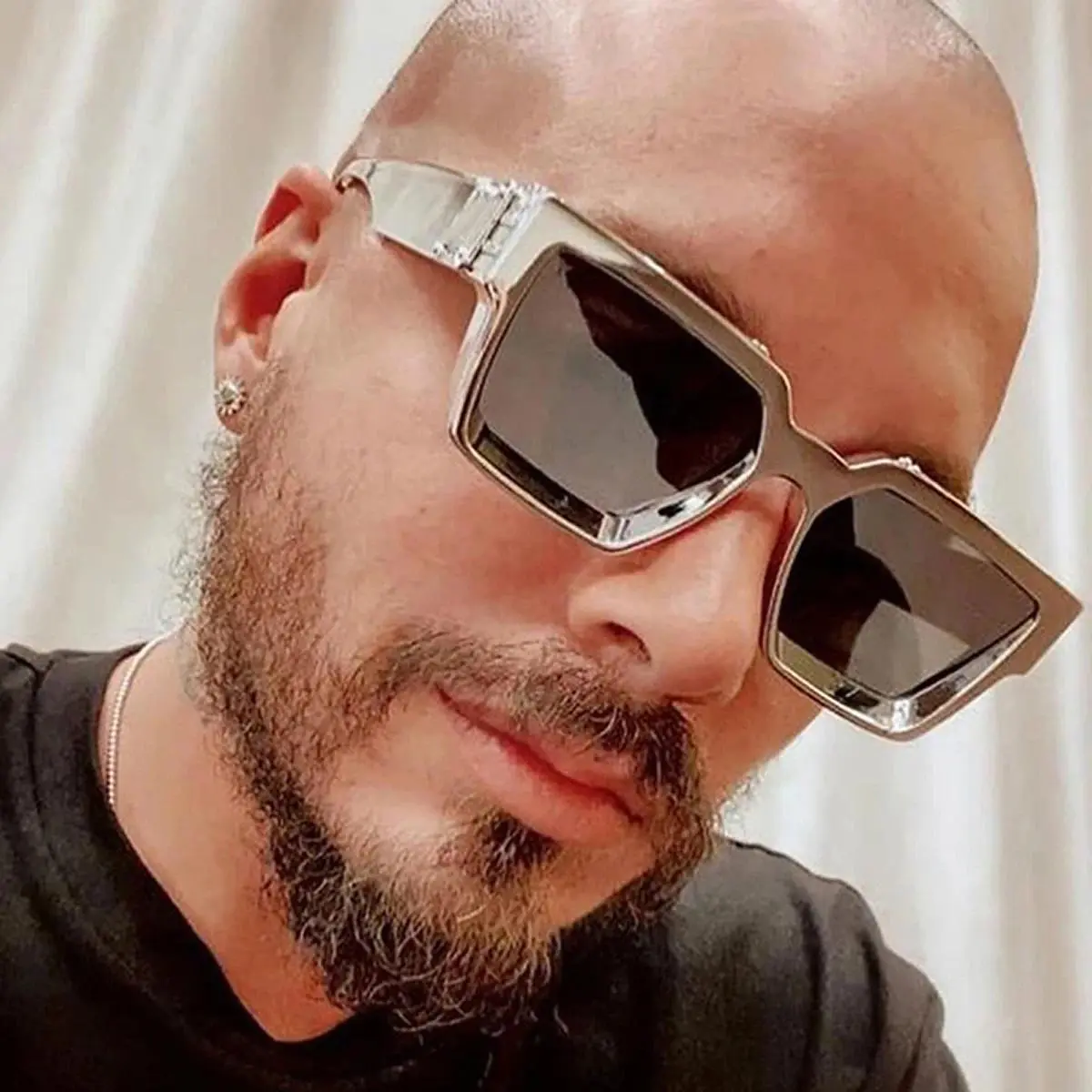 Ruiao Retro Black Millionaire Shades Luxury Sunglasses 2026 For Men Designer Famous Brand Square Sun Glasses Man Women Sunglass