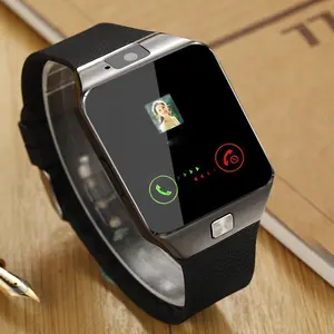 Touch Screen Smart Watch With Camera Multi Language Wrist Watch SIM Card Smartwatch For IOS Android Phone Druopshipping Built-in Headphones