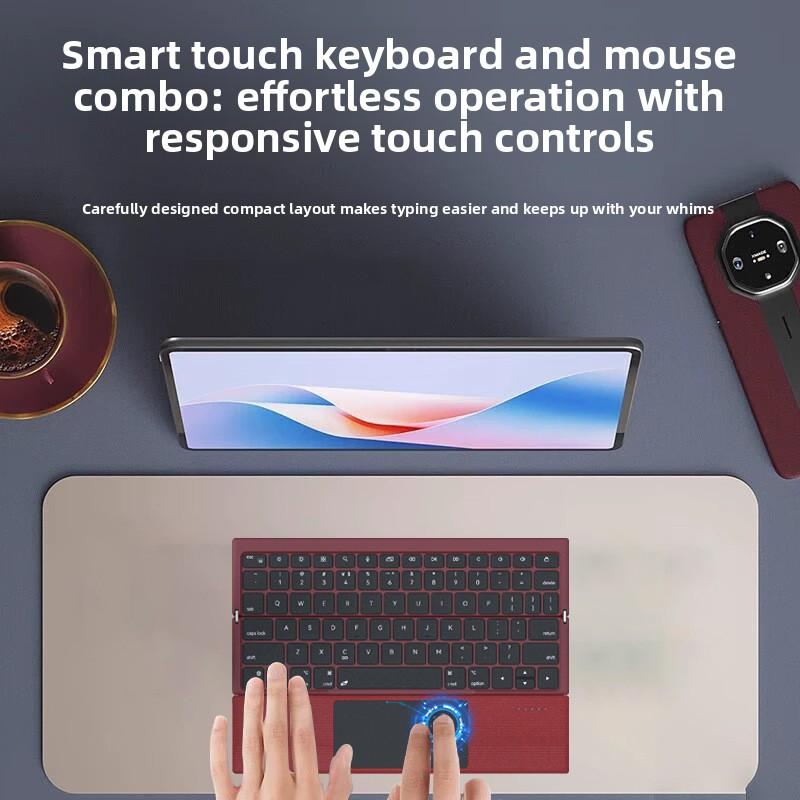 Wireless mobile phone Bluetooth keyboard suitable for Huawei, Samsung, Xiaomi tablets and Apple 70% off stack keyboard