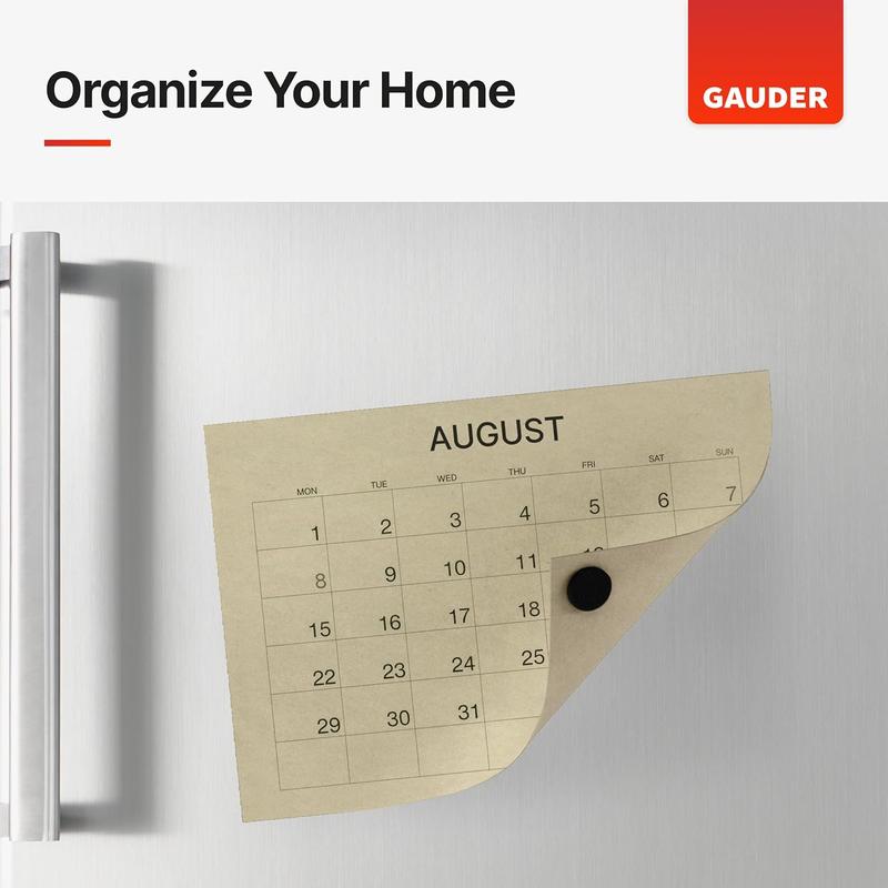 Large Magnetic Dots | Flexible Sticky Magnets (Each 1.2") | Magnetic Stickers