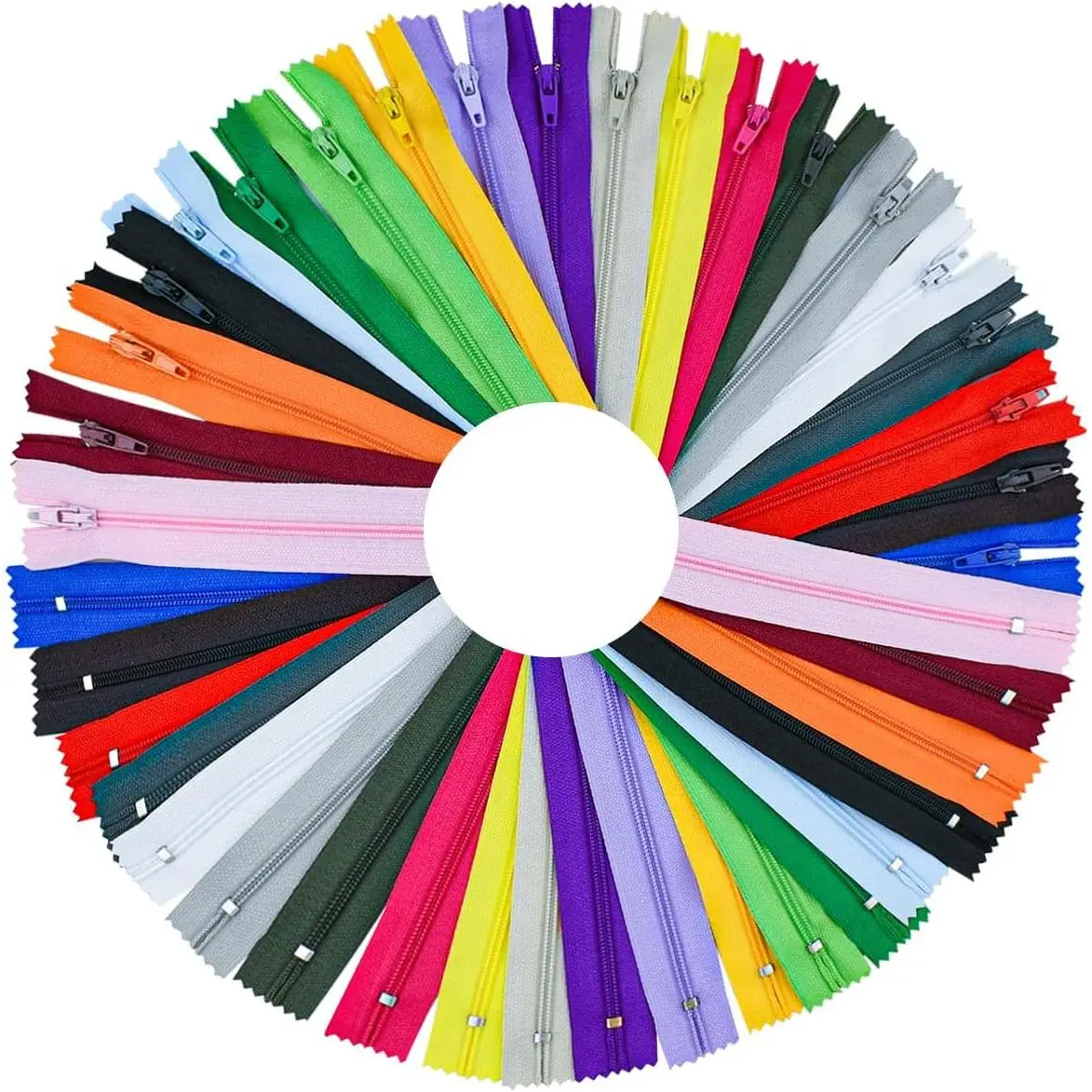 20 count Nylon Coil Zippers Sewing Zippers for Tailor Sewing in 20  Colors Colorful Crafts Bulk Zipper Supplies  Color Invisible Zipper for Bags Garment Craft DIY Accessories (12 Inches)