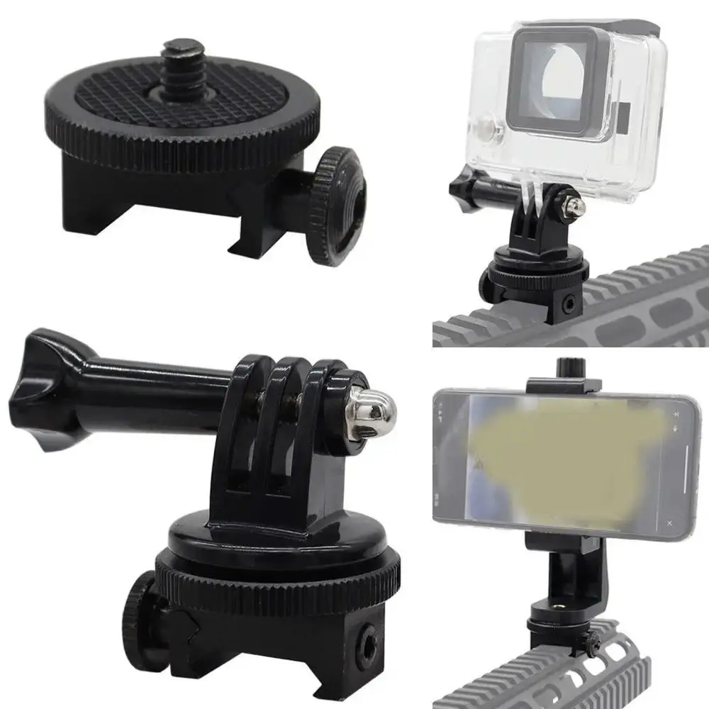 Portable 20mm Camera Holder Adjustable Universal Camera Mount Stable Quick Release Action Camera Rail Adapter Outdoor Camera Accessories