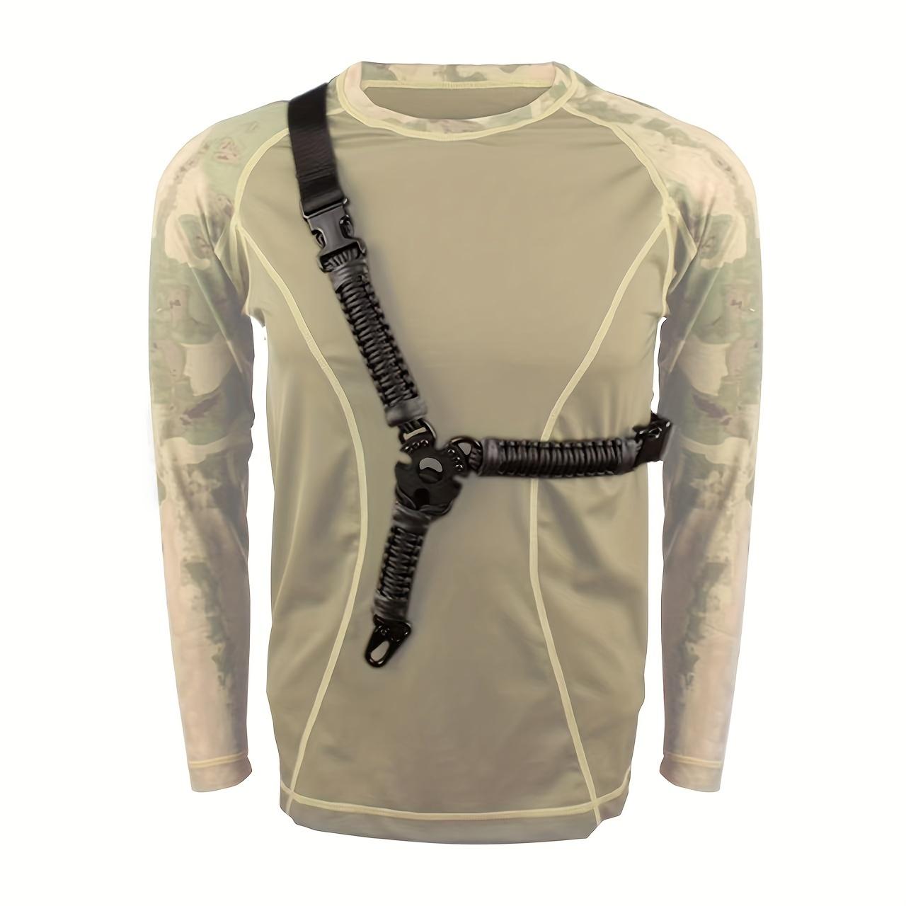 Outdoor Hunting Nylon Quick Release Single Point Slings,  Snap Accessories, Hunting Tool Use Tactical Nylon Quick-Release Single-Point Sling |   Hunting Tool Accessory with Adjustable Buckle - Durable Camo Pattern & Zero Slips