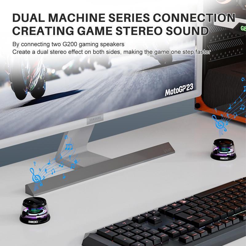 G200 Mini Tool Box Bluetooth Speaker with BT 5.3 Fast Pair, Magnetic Mount & RGB Lights, Portable Metal Design with Lanyard, AUX Input & Clear Audio for TikTok Live & On-the-Go Music Lovers