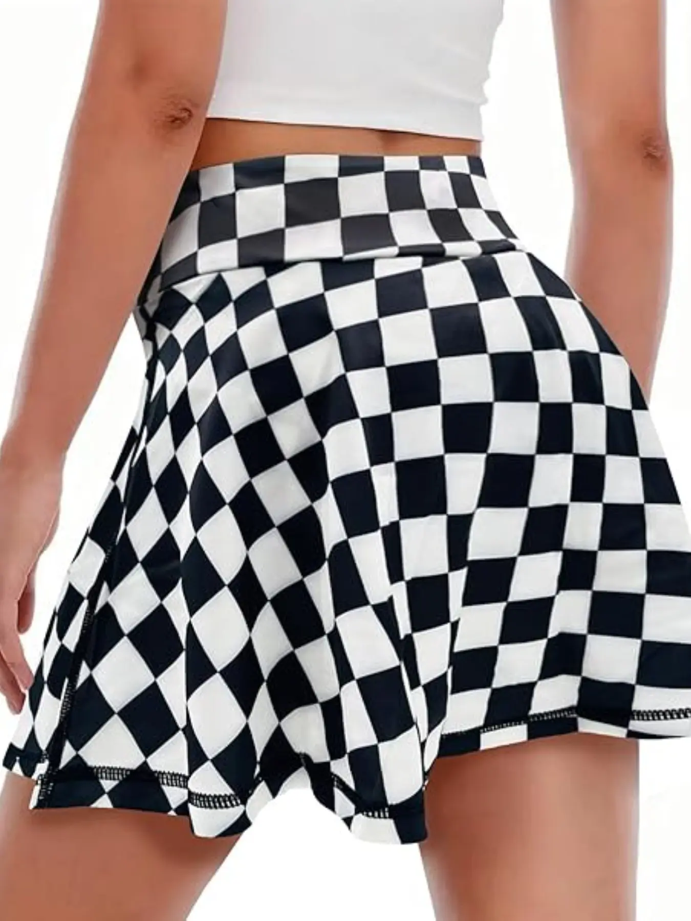 Women's Summer High-Waisted Butt-Lift Sports Skirt, Comfortable Breathable, Ideal for Yoga, Pilates, Outdoor Activities, Daily Wear