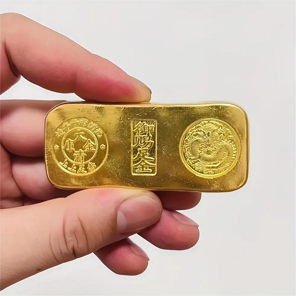 Vintage Replica Collectible Item, Alloy Craftsmanship, Solid Metal Ornament, Antique Style Decorative Piece, Ideal for Display