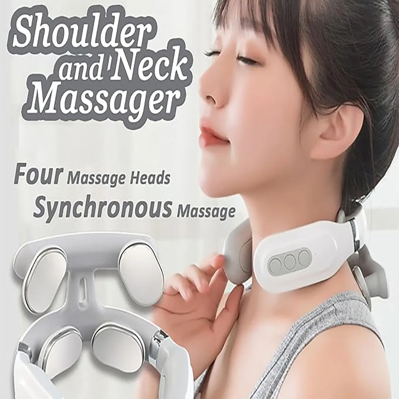 Portable Electric Neck Massager, Smart Neck Massage Tool, Rechargeable Shoulder and Neck Relief, Model Jt-88, 3w Power Consumption