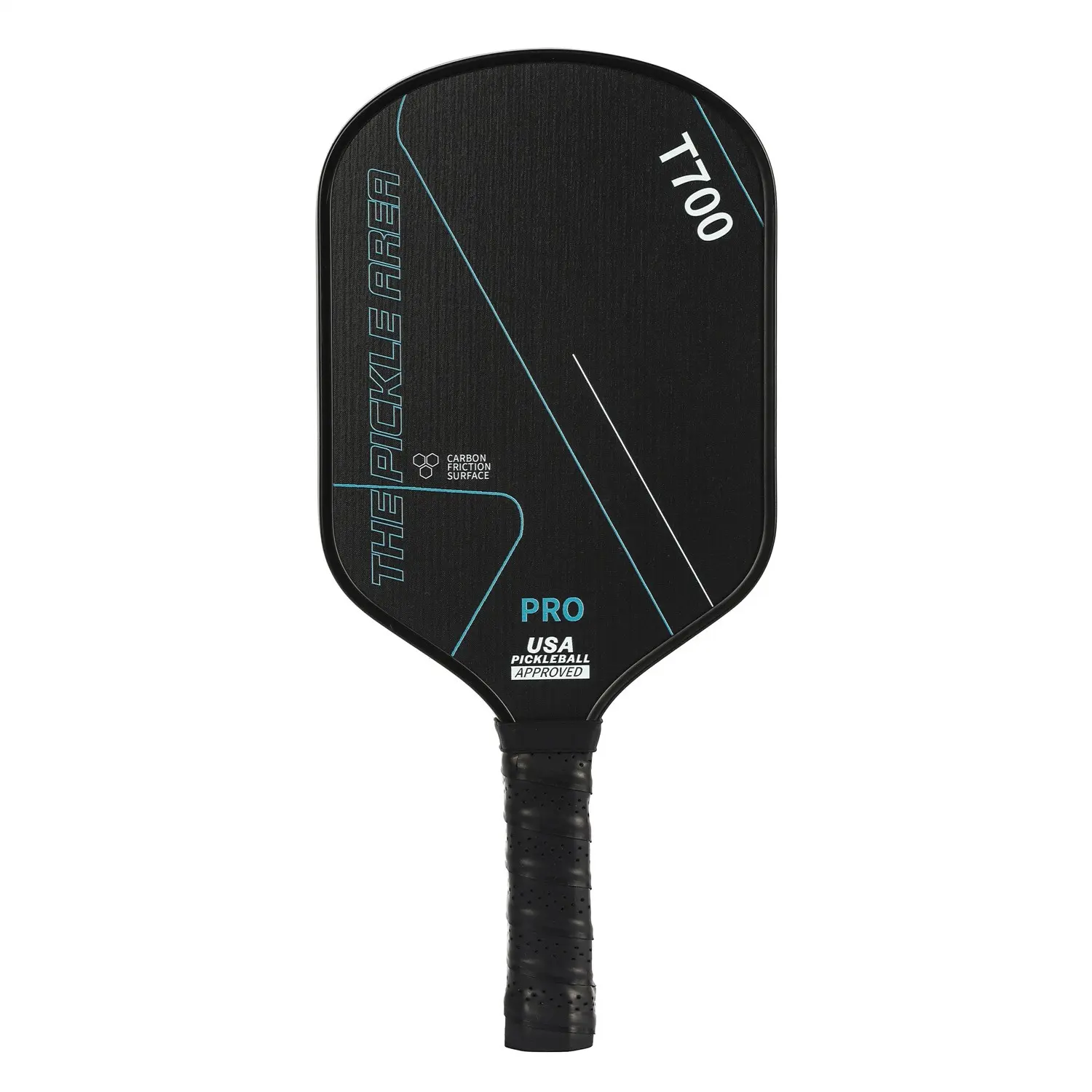 Carbon Fiber Pickleball Racket, 16mm Thickness, Professional Competition Racket with Storage Bag, Durable and Lightweight Design