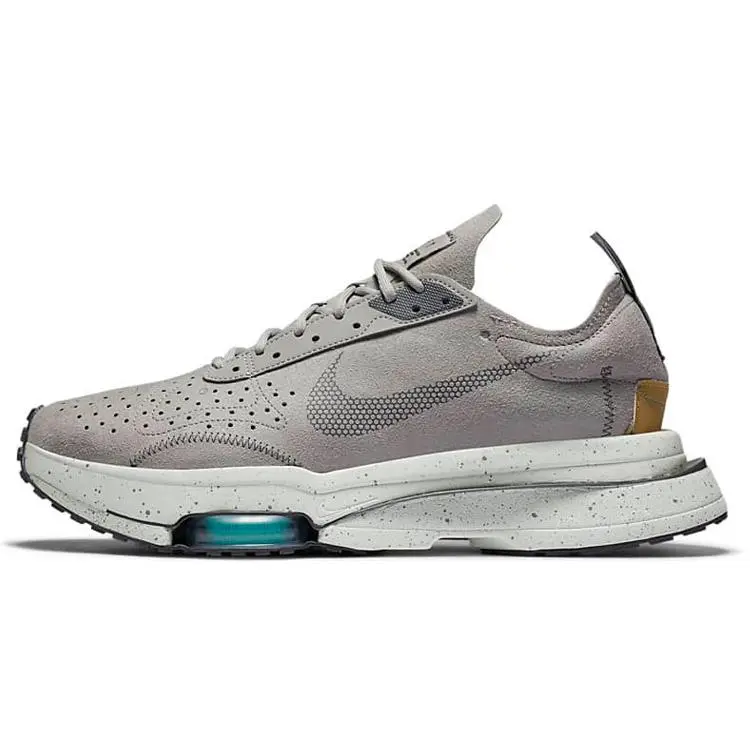 Nike Air Zoom Running Shoes for Men – Cushioned, Non-Slip, Breathable, Lightweight, Low-Top, Dove Gray Verifiable, with credentials and supporting global authentication
