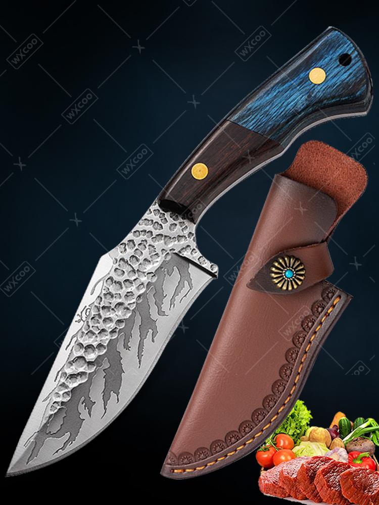 Portable Stainless Steel Boning Knife Meat Cleaver Multi-purpose Vegetable Chopper Fruit Paring Knives For Outdoor Camping BBQ Portable Stainless Steel Boning Knife Meat Cleaver Multi-purpose Vegetable Chopper Fruit Paring Knives For Outdoor Camping BBQ