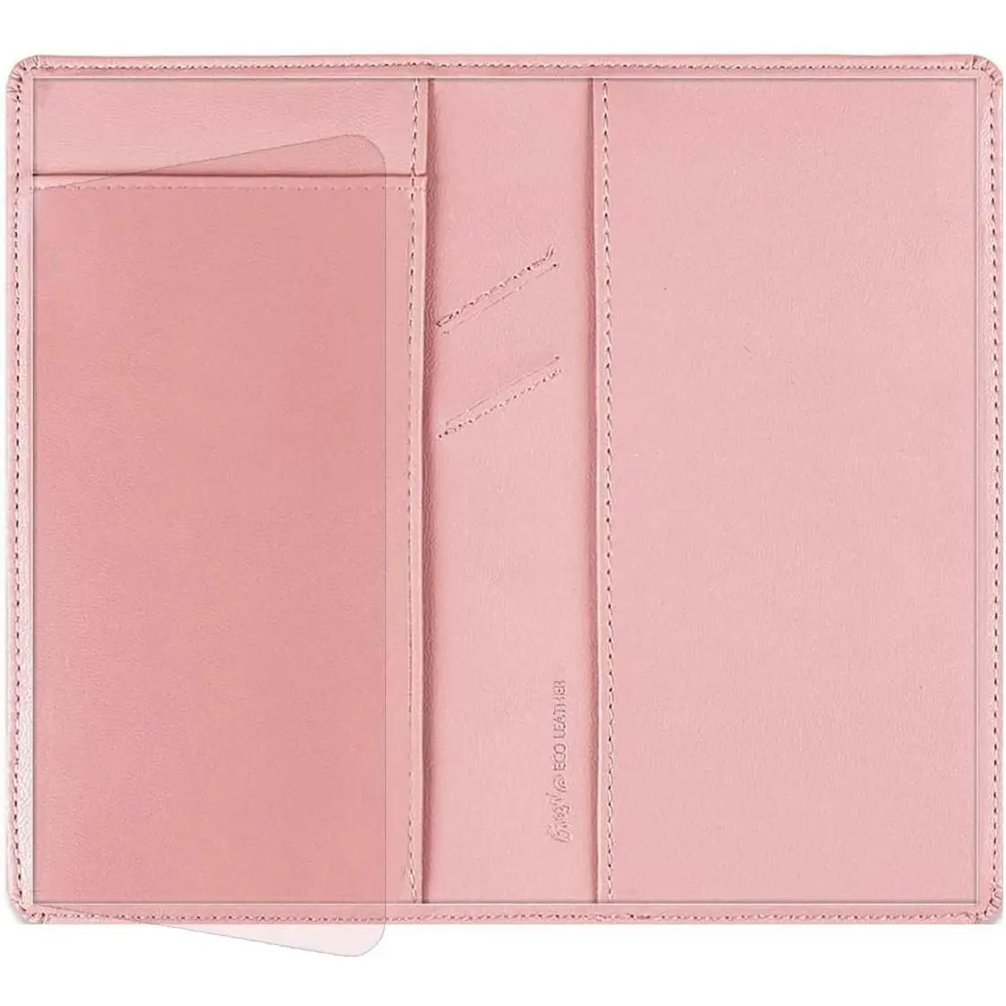 Leather Checkbook Cover with -in Divider Pen holder For Men Women Checkbook Holder Wallet RFID Blocking