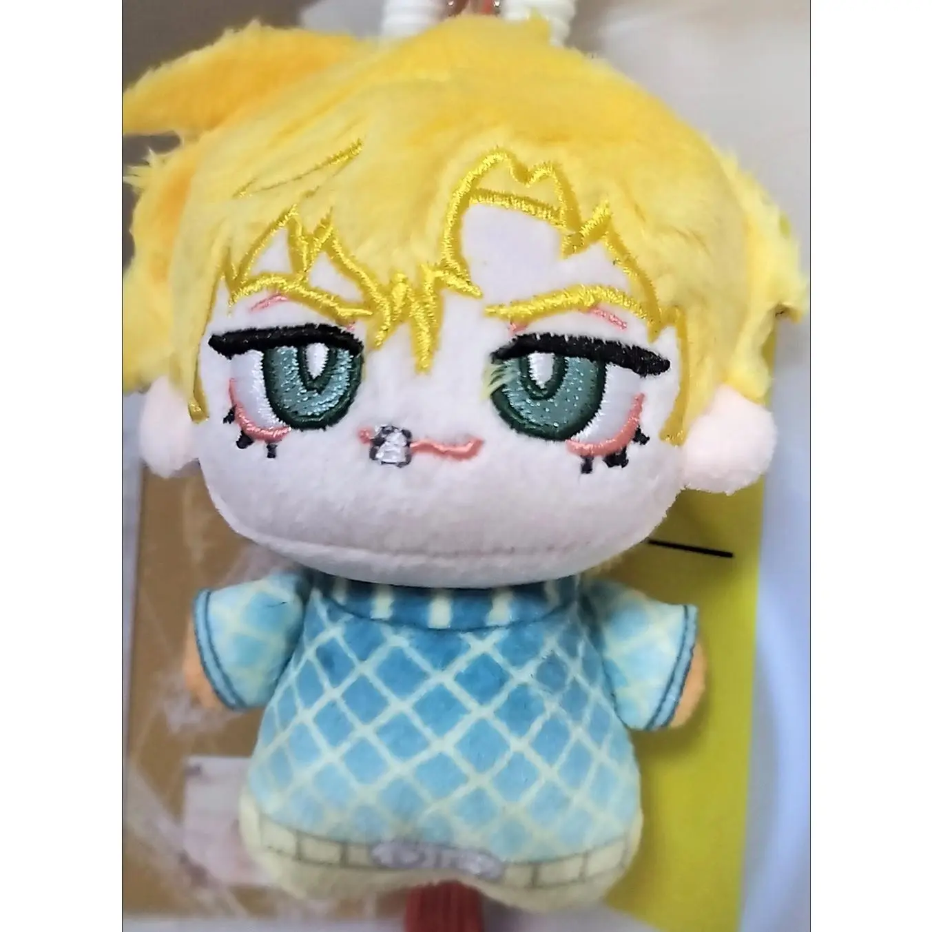 10cm Stuffed Diego Brando Plushie Toys Anime Nunu Cotton Plush Dolls Backpack Decorative Pendant Keychain Xmas Gifts