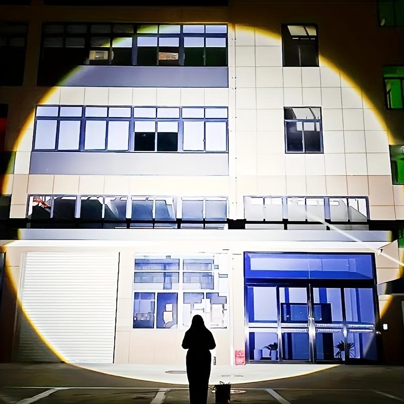 Flashlight, Ultra Bright, Adjustable Focus and Floodlight Modes, Five Lighting Modes, USB Charging and Reverse Charging, Aluminum Alloy Outdoor Flashlight, Suitable for Camping, Home Night Light, Hiking, Fishing