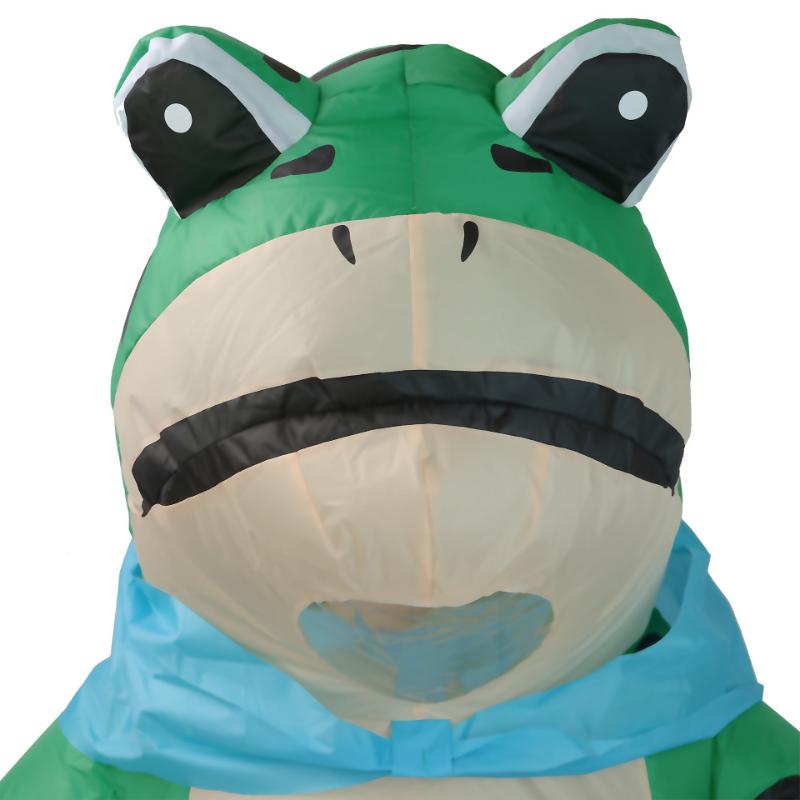 Adorable Funny Trendy Frog Design Inflatable Suit, Full Body Inflatable Cartoon Doll Outfit, Halloween Christmas LARP Party Supplies Photography Props, Stage Performance Accessories, Perfect Gift