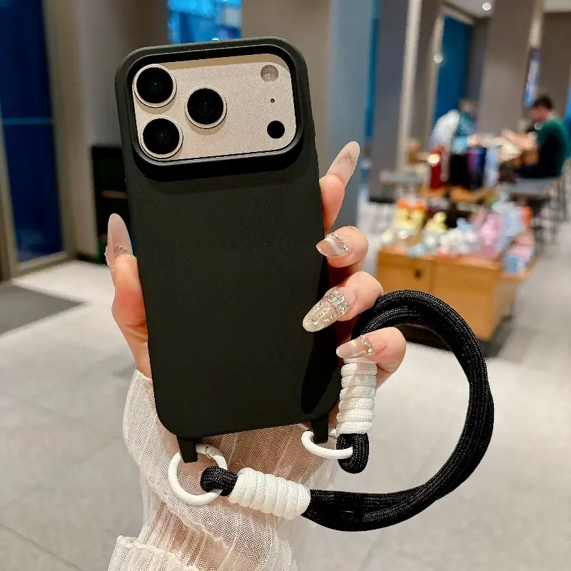 Fashionable Candy Color Bracelet Phone Case For iPhone 17 16 15 14 13 Pro Max Plus TPU Shockproof Protective Case