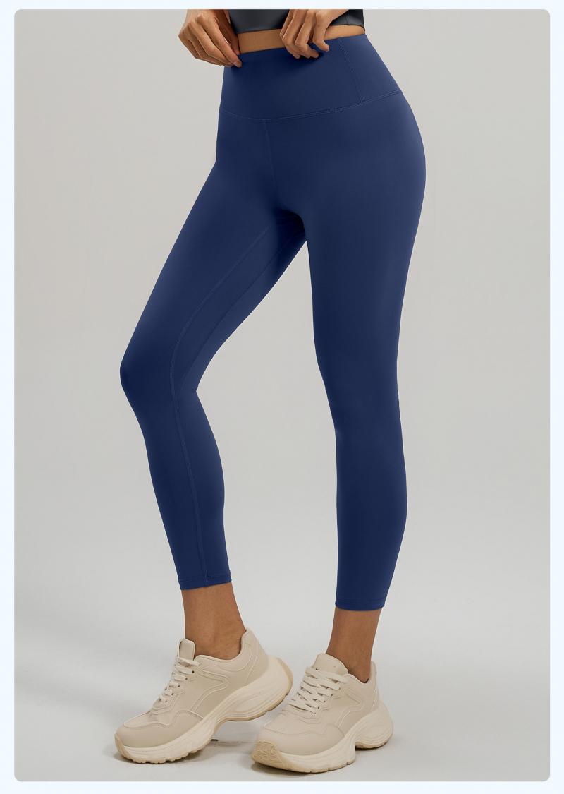 Women's Naked Feeling High Stretch Yoga Pants, High Waist Tummy Control & Butt Lifting Tight Fitness Leggings