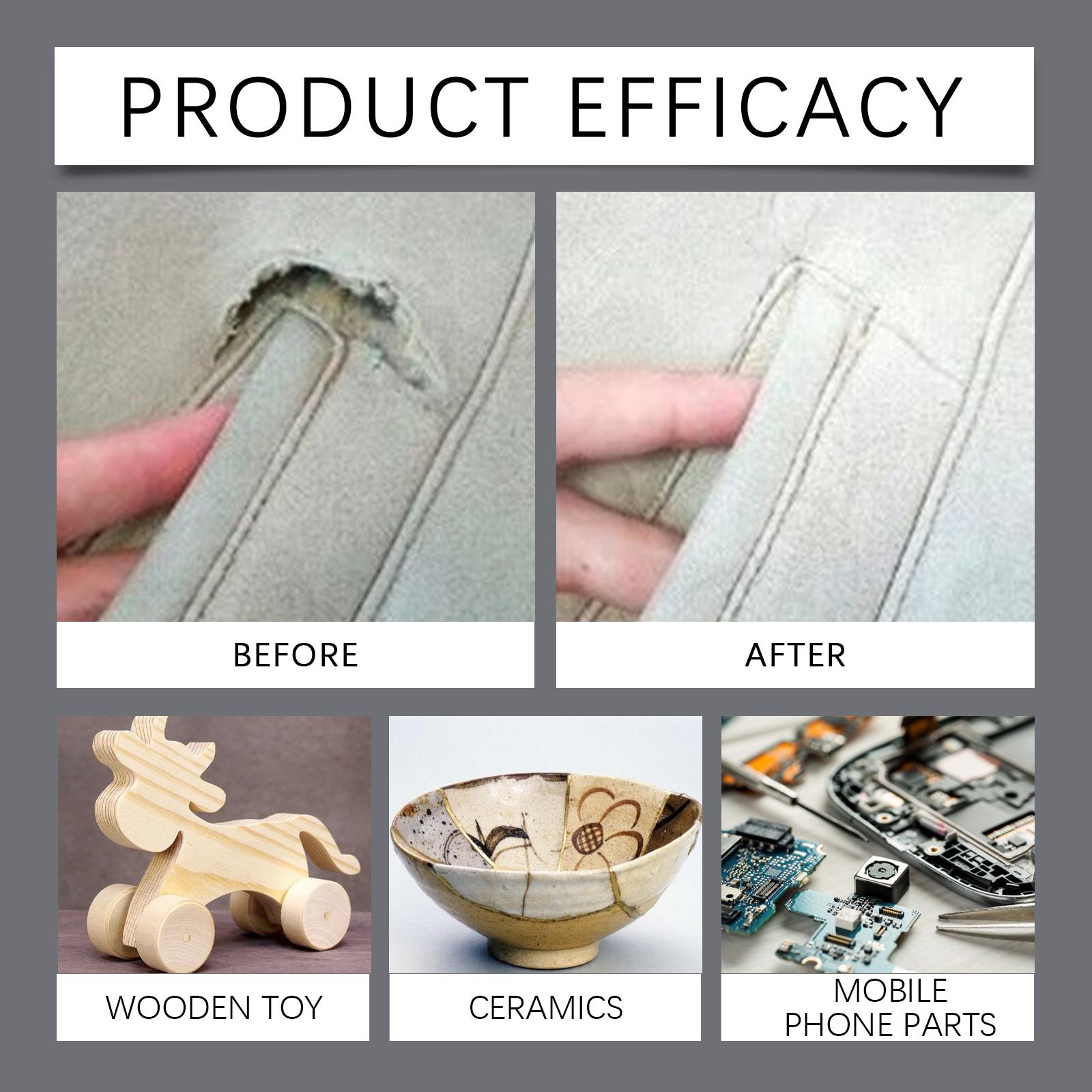 Jakehoe Multi-Purpose Glue, Liquid Adhesive Waterproof Leather Fabric Patch Cracks Multi-Purpose Glue