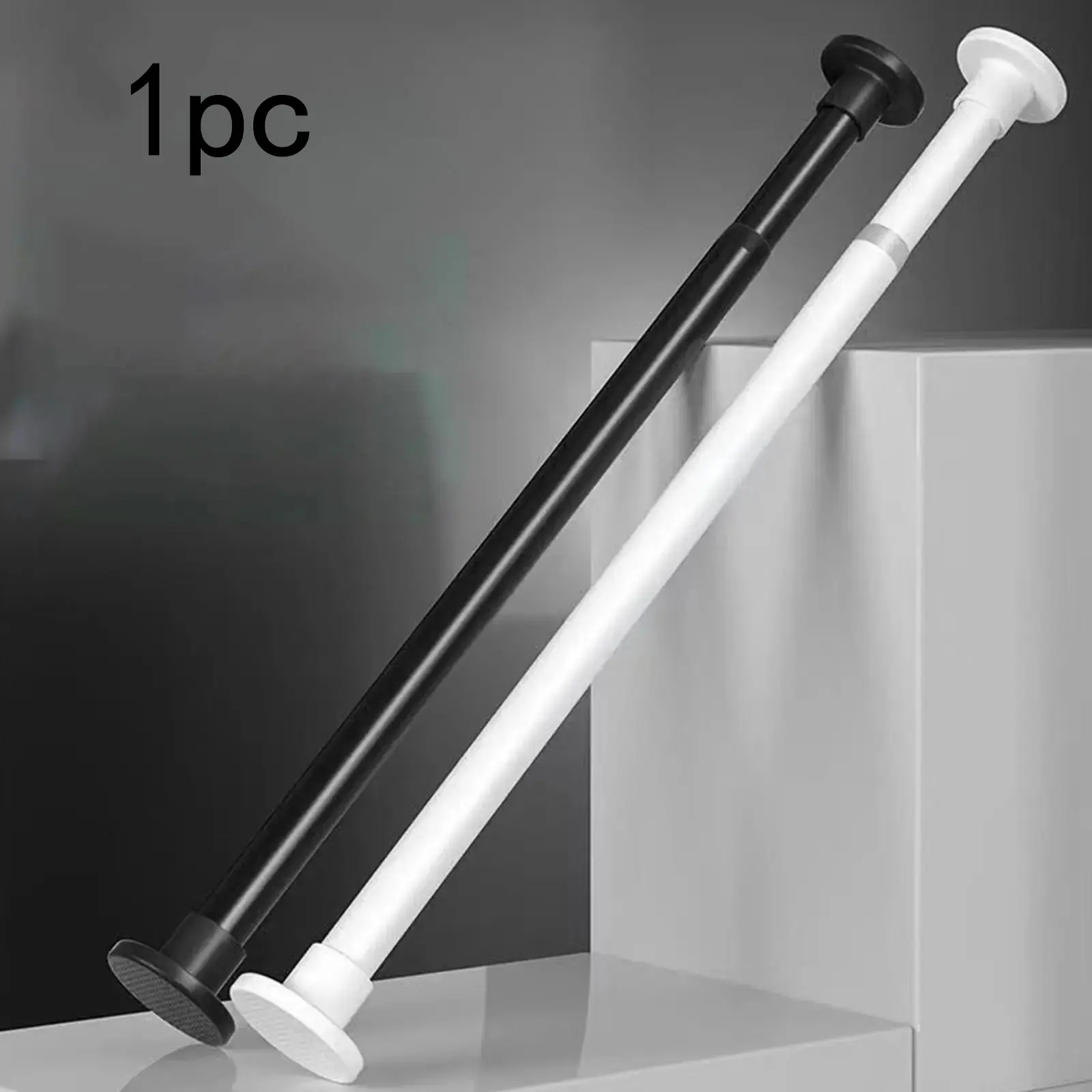 Adjustable Telescopic Metal Rod, Punch-Free Curtain Rack, Clothes Drying Rack, Durable Home Storage Organizer, Multifunctional Holder, Adjustable Pole