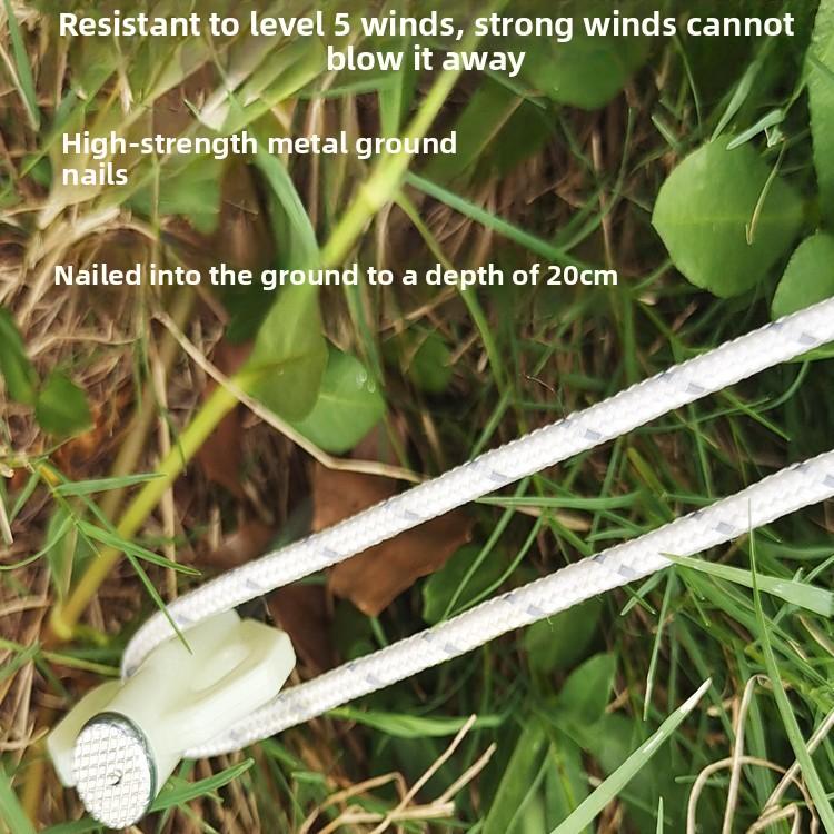 Multipurpose iron nail outdoor camping canopy tent bold windproof luminous nail 6 * 20cm steel nail beach nail