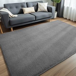 FAMVAL Large Size Plush Rugs Big Fluffy Area Rug Non-slip Soft Shaggy Ultra-comfortable Cool Carpet Mats for Living room Bedroom Nursery Home Decor Christmas gifts