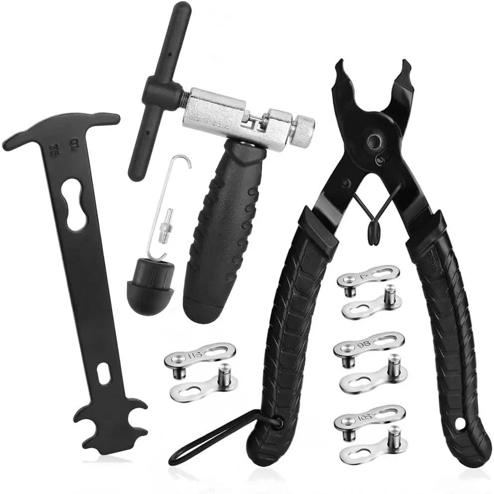 Outdoor sports Professional Bike Chain Tool, Bicycle Chain Tool Repair Kit for 6-12 Speed and Single Speed Chain