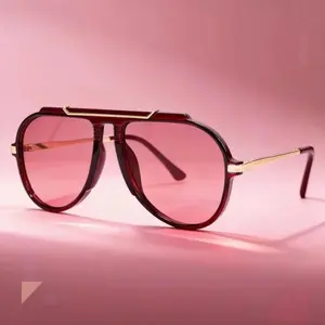 Unisex Oversized Square Sunglasses - Trendy TikTok Style Shades with UV400 Protection, Blue Light Blocking Lenses, Lightweight Semi-Rimless Bold Frame for Summer, Driving, Photography, Travel, Daily Wear