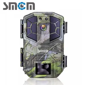 SMCM 4K/1080P Hunting Camera, Battery Powered Infrared High-definition Hunting Camera, Outdoor High-definition Hunting Camera with 300W Pixels, IP66 Waterproof Camera